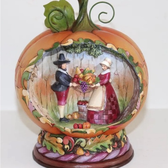 Jim Shore Blessings of the Harvest Thanksgiving Pumpkin...